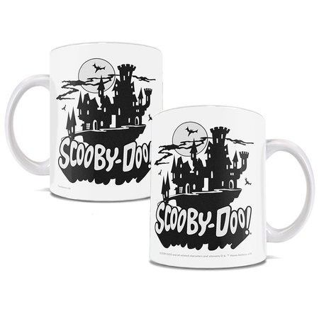 TREND SETTERS Scooby Doo Spooky Mansion Ceramic Mug, White TR127261